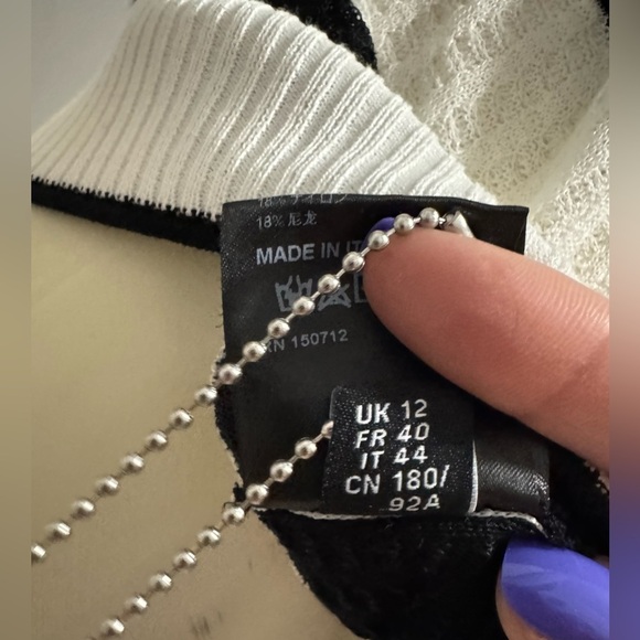 NWT Amiri Backless Multi-Stripe Sweater Dress in Brown/Black - Picture 13 of 16